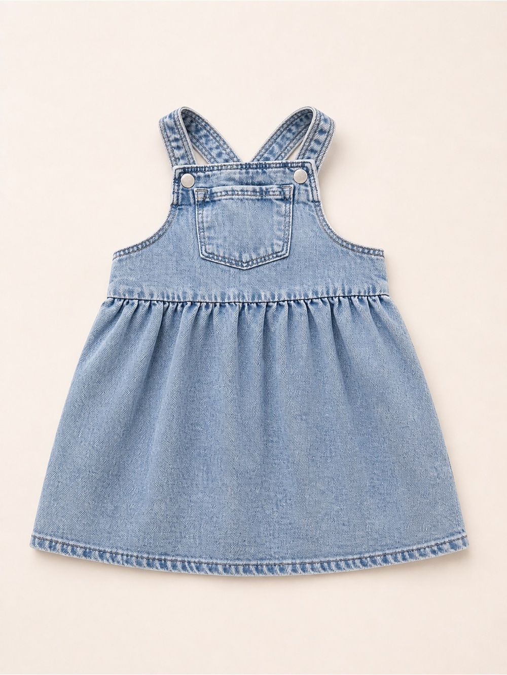 3/$30 - H&M Toddler Girls Overall Dress / Light Denim Overall Dress in size 3T